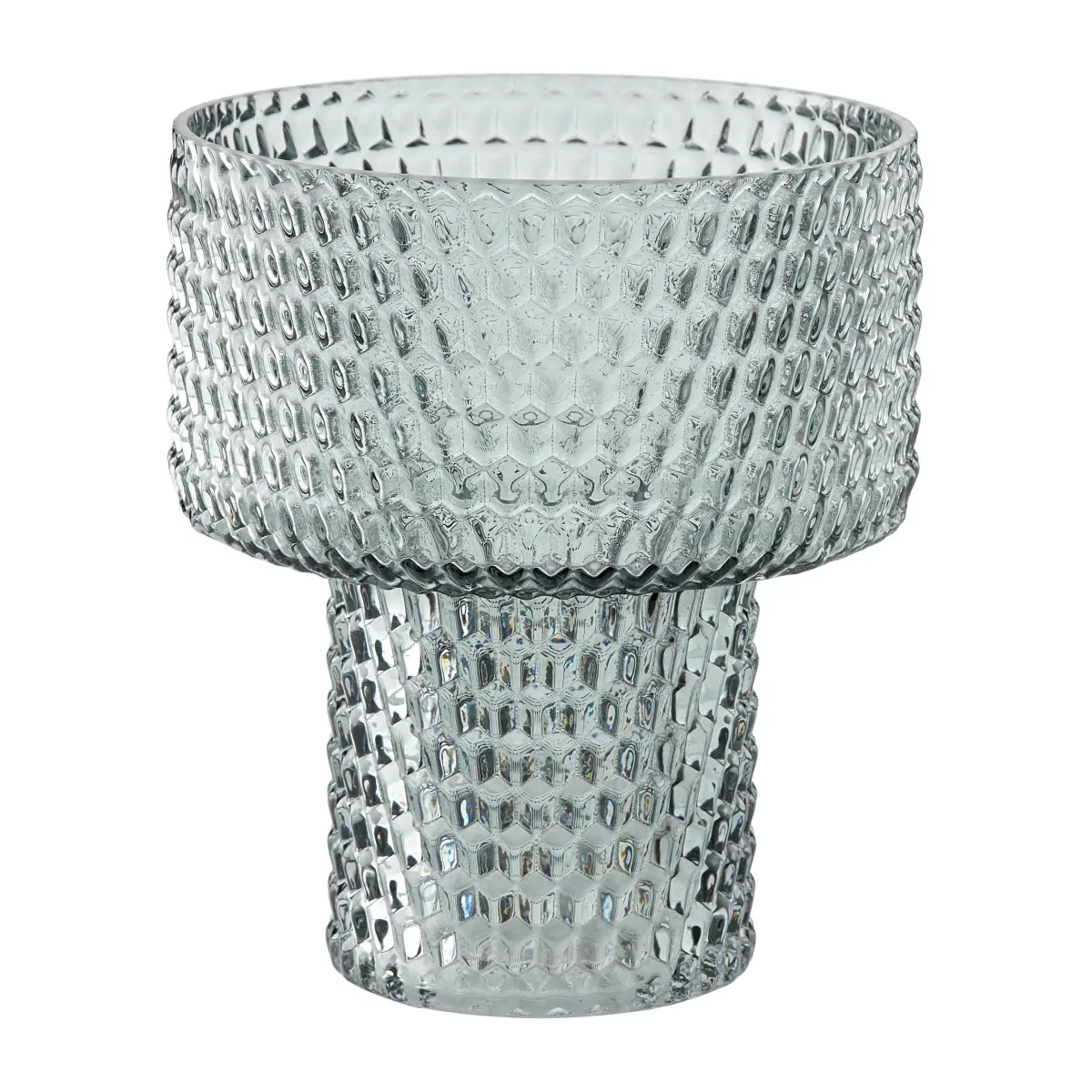 Silma vase 19 cm, Dark grey