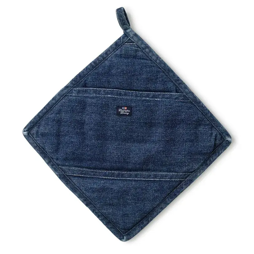 Icons Denim grytelapp, Denim blue