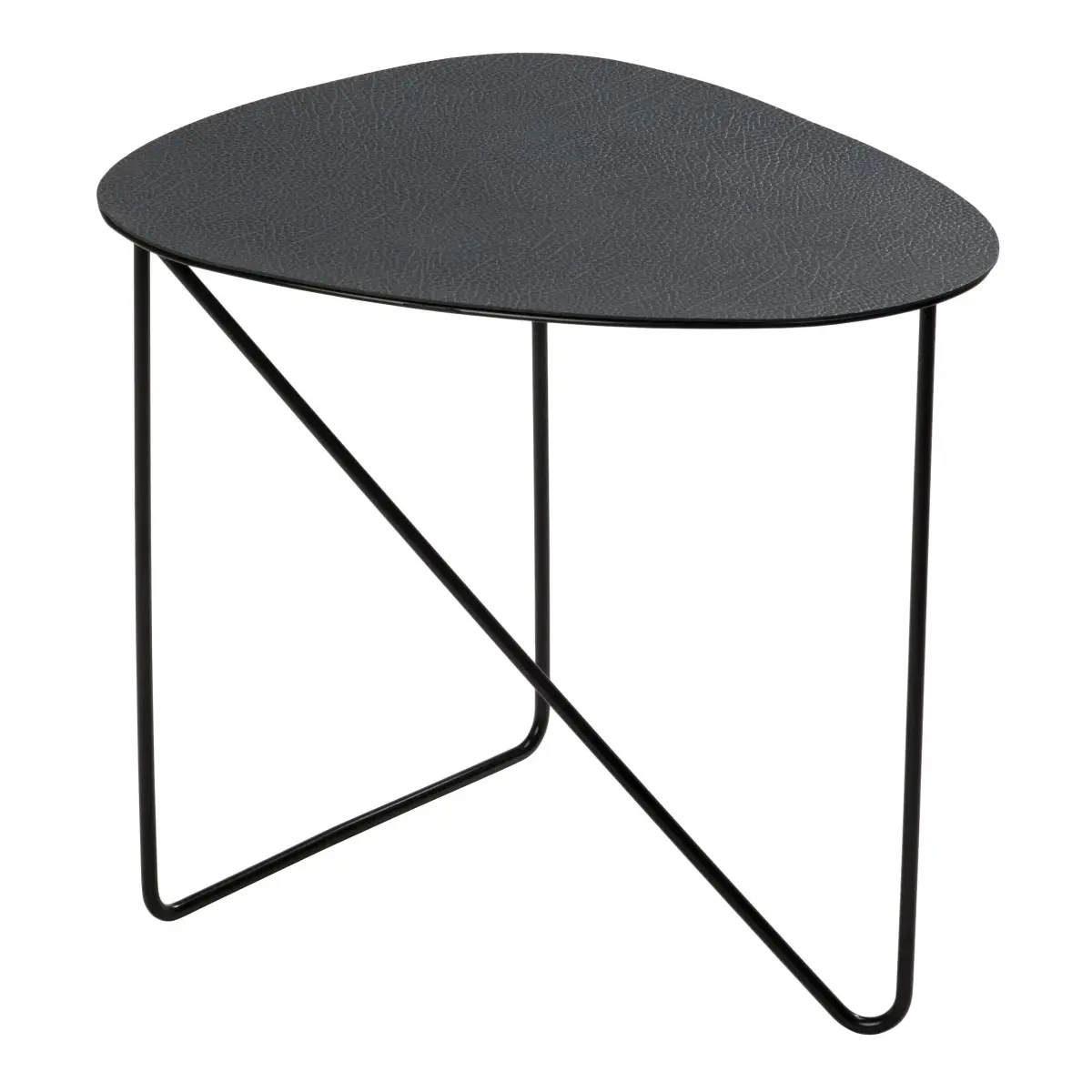 Curve Hippo sidebord M, Black-anthracite