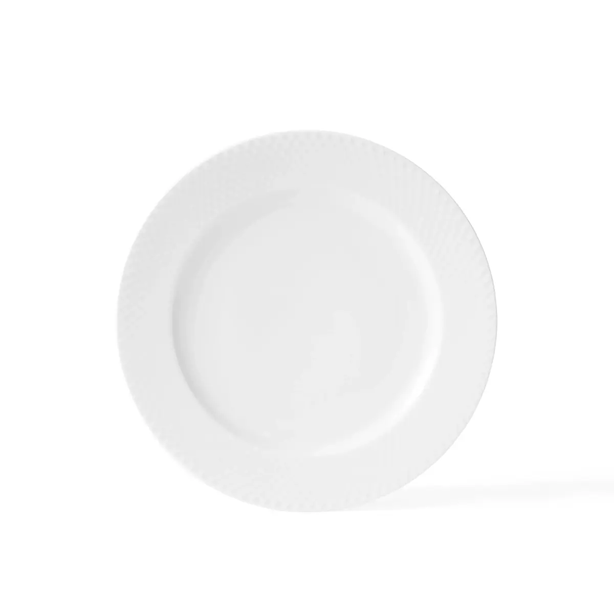 Rhombe tallerken hvit, Ø 27 cm