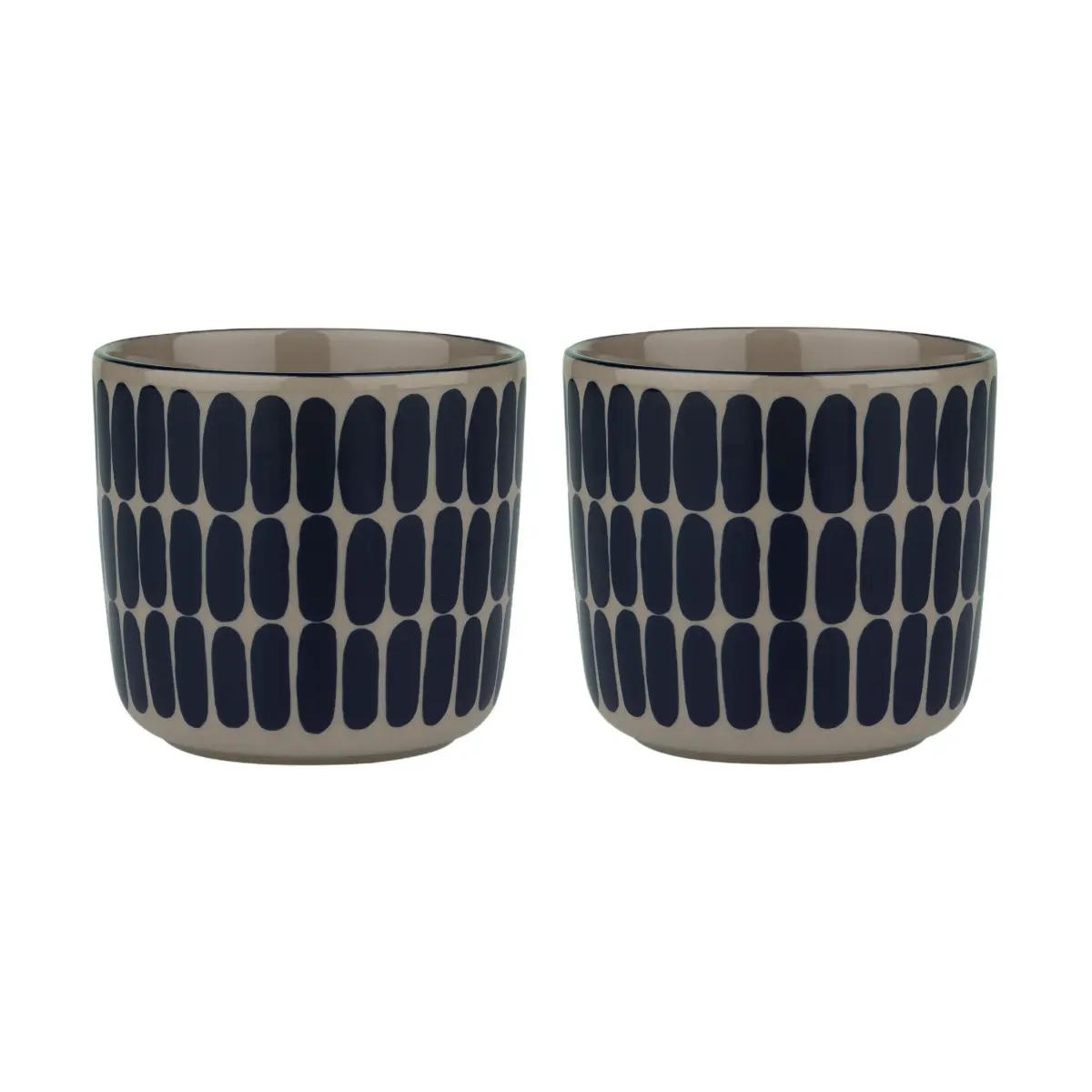 Alku kaffekopp uten hank 20 cl 2-pakning, Terra-dark blue