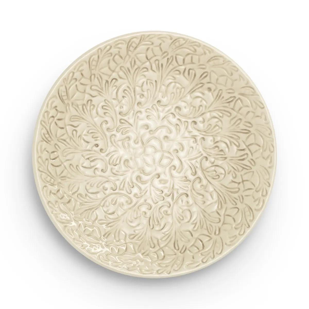Lace tallerken 20 cm, Sand