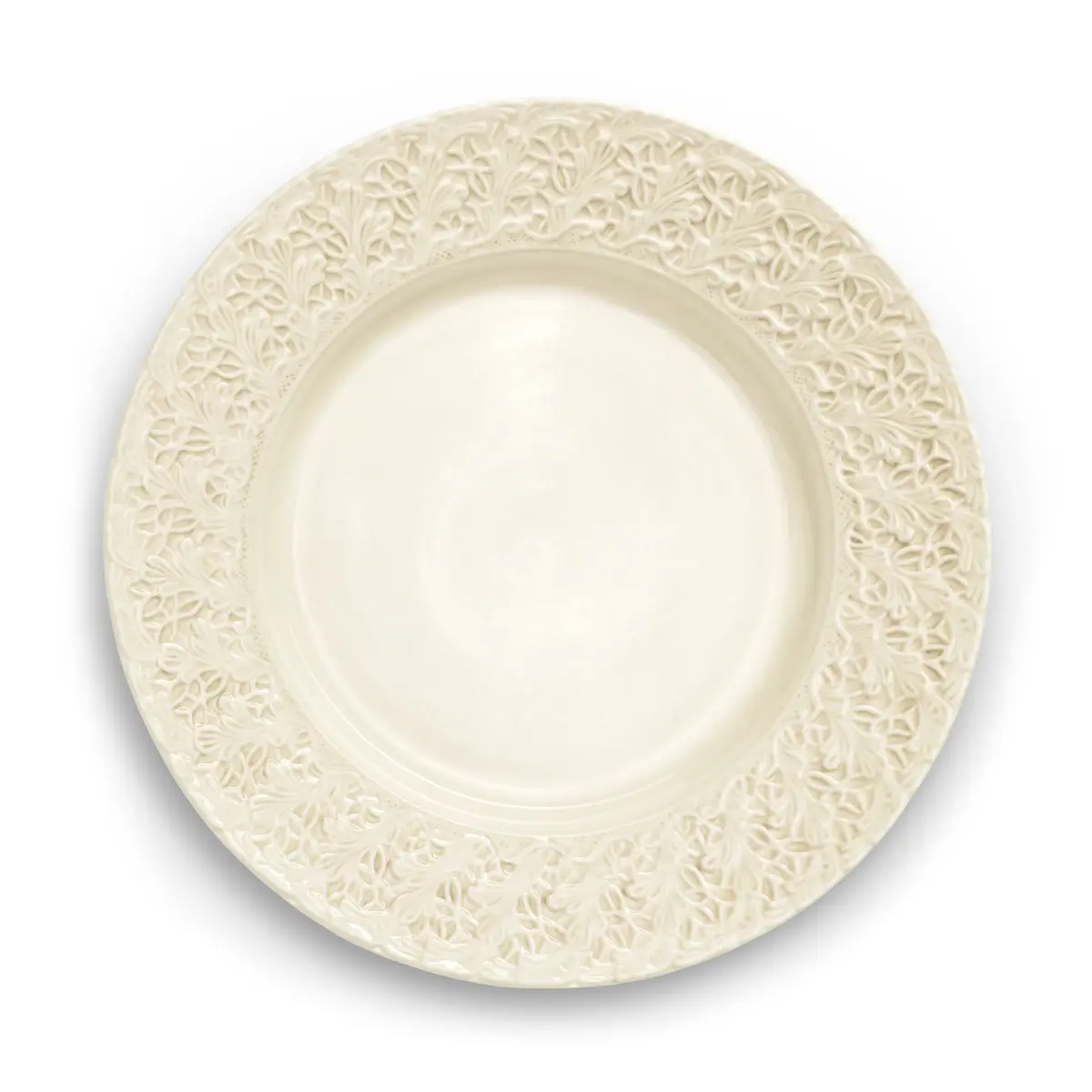 Lace tallerken 32 cm, Sand