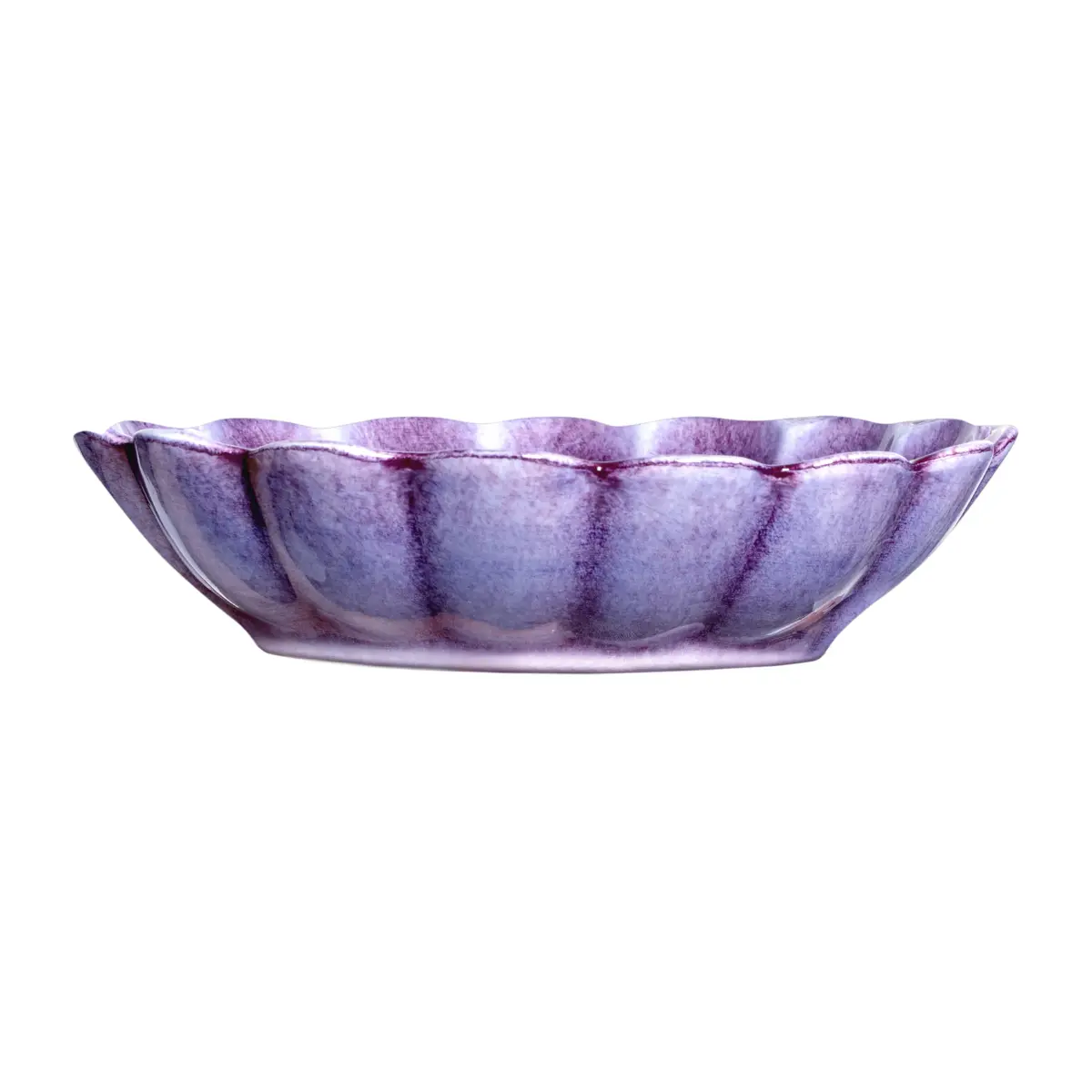Oyster skål 18 x 23 cm, Lilla