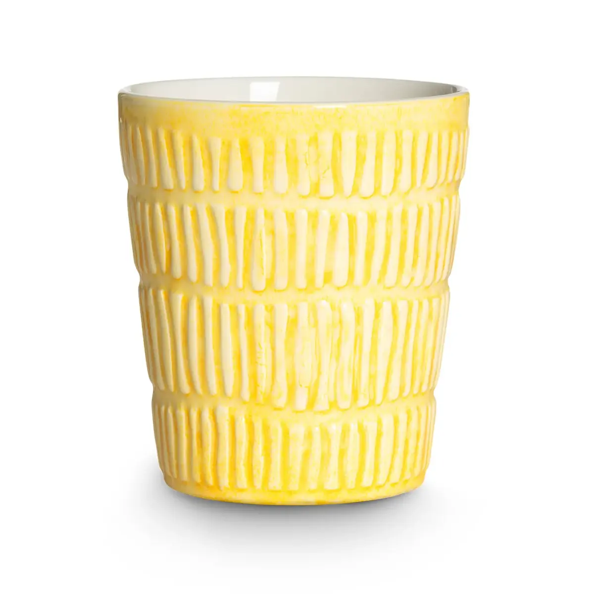 Stripes krus 30 cl, Gul