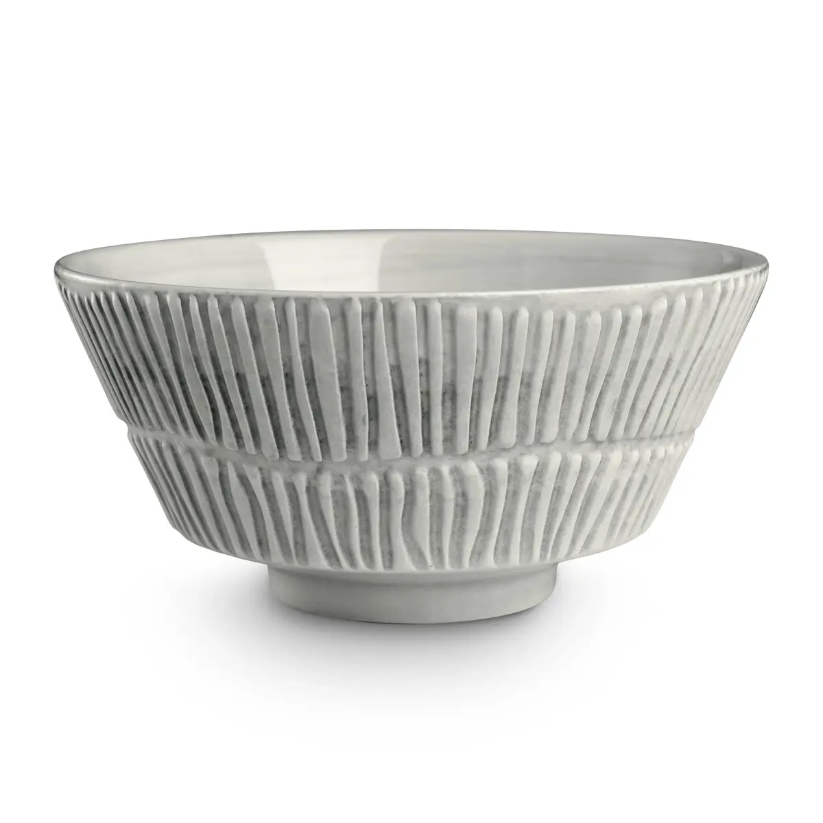Stripes skål 16 cm, Grå