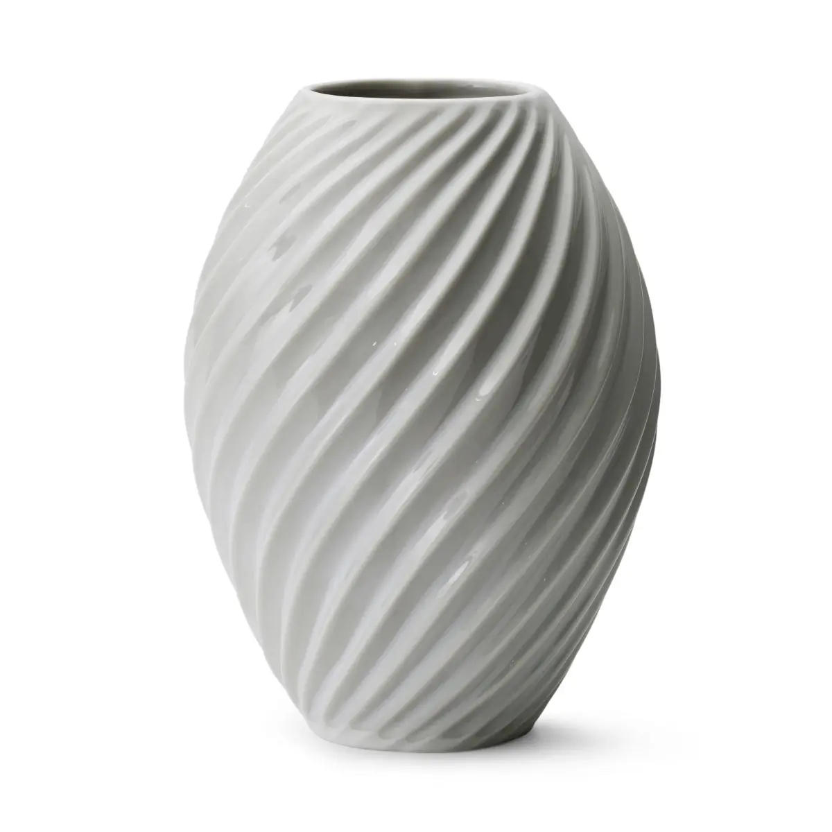 Morsø River vase 21 cm, Hvit