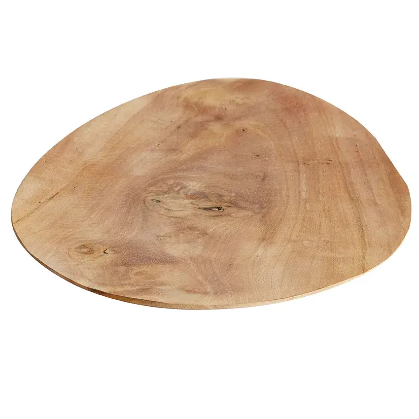 Drop tallerken 19x25 cm, Natur