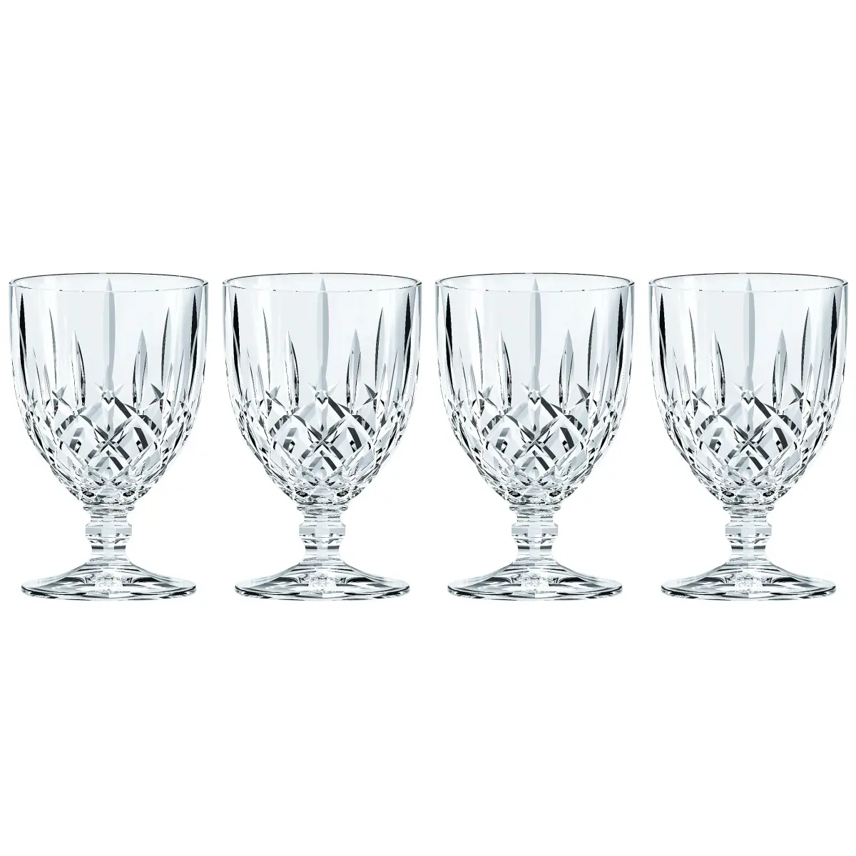 Noblesse glass på fot 4-stk., Klar