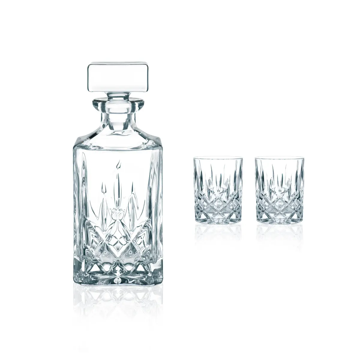 Noblesse sett karaffel og 2 stk glass, 37 cl