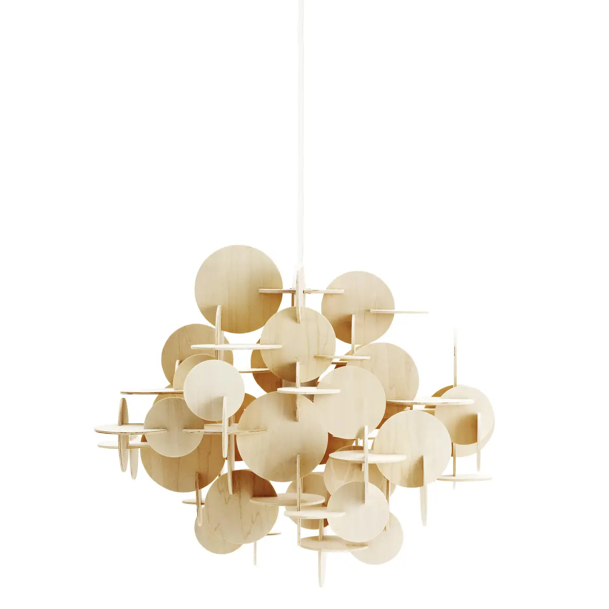 Bau lampe natur, stor 48,8