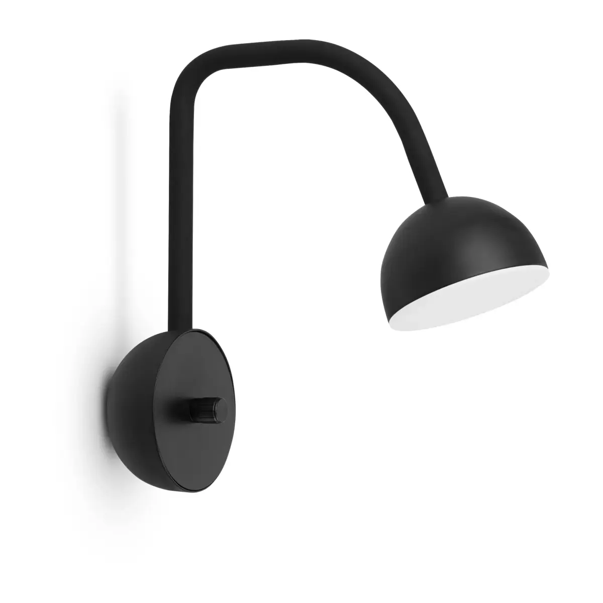 Blush vegglampe, Svart matt