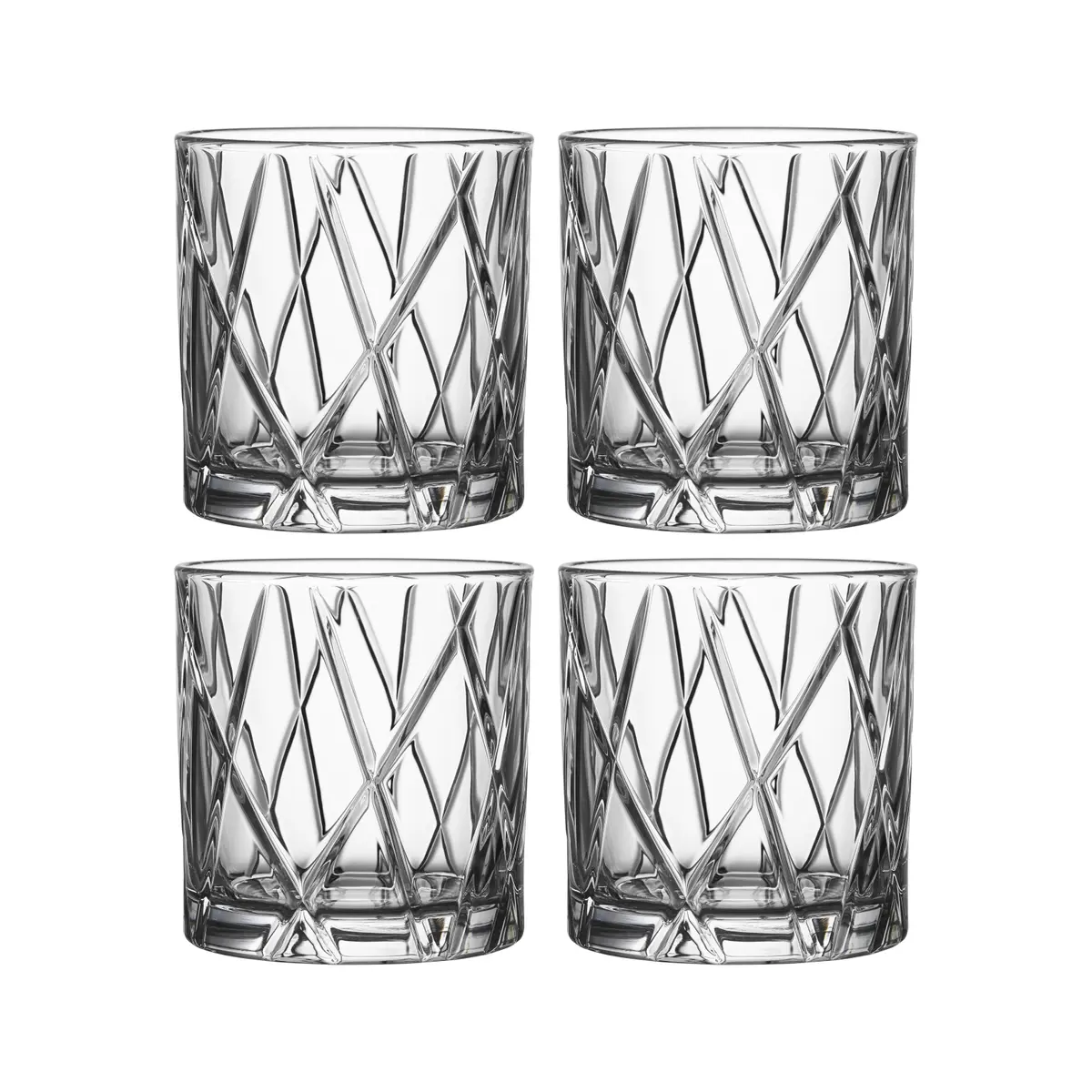 City Double Old Fashioned glass 4-pakk, 34 cl