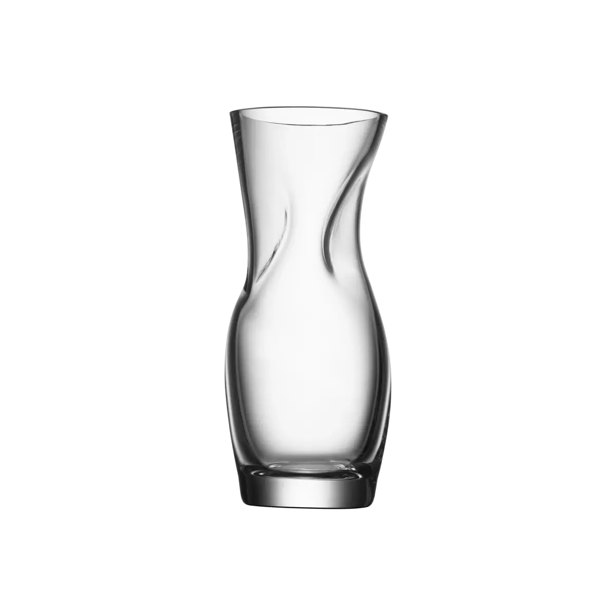 Squeeze vase 23 cm, Klar
