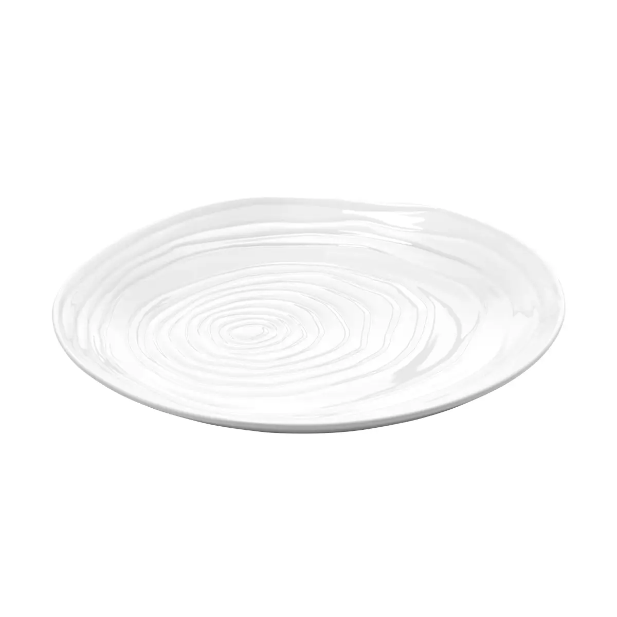 Boulogne tallerken 26,5 cm, Hvit