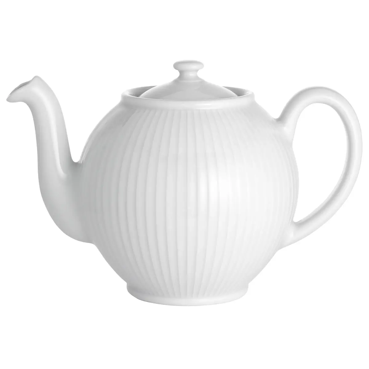 Plissé tekanne 1,5 l, Hvit