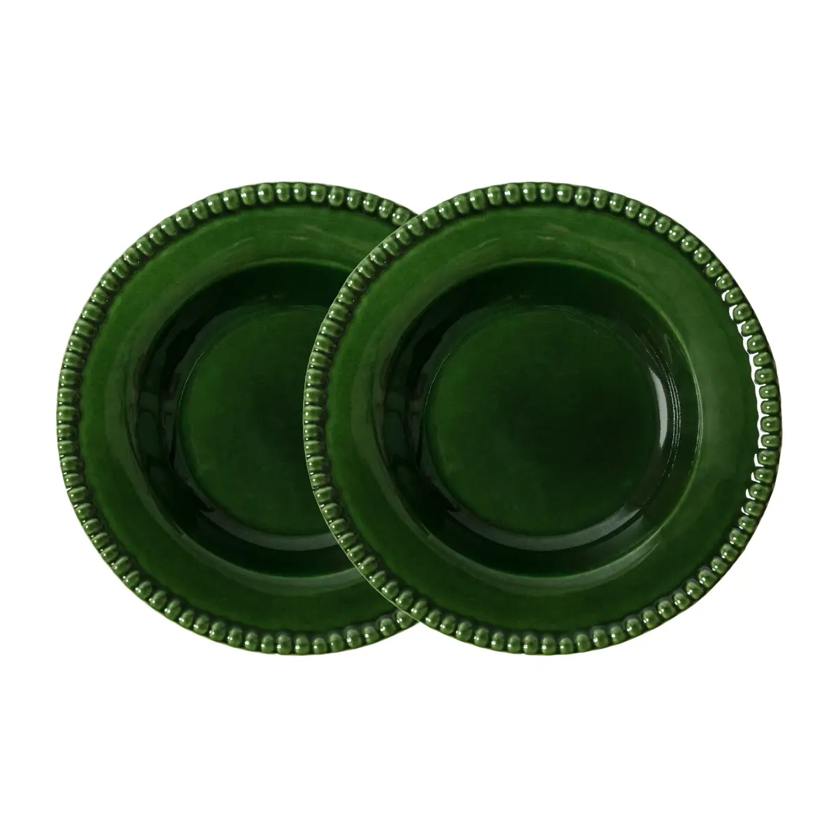 Daria dyp tallerken Ø26 cm 2-stk., Moss