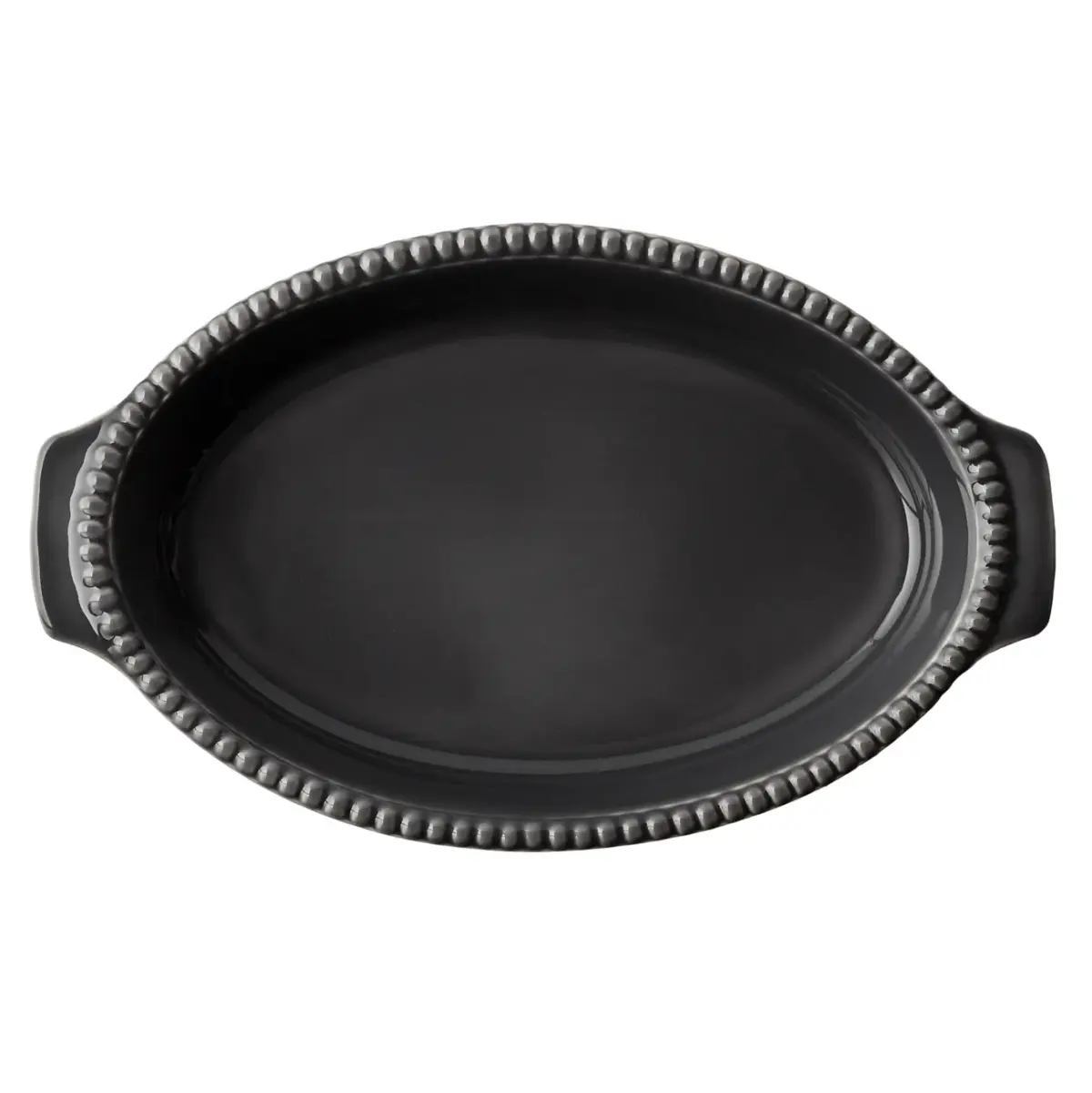 Daria ildfast form 35 cm, Clean grey