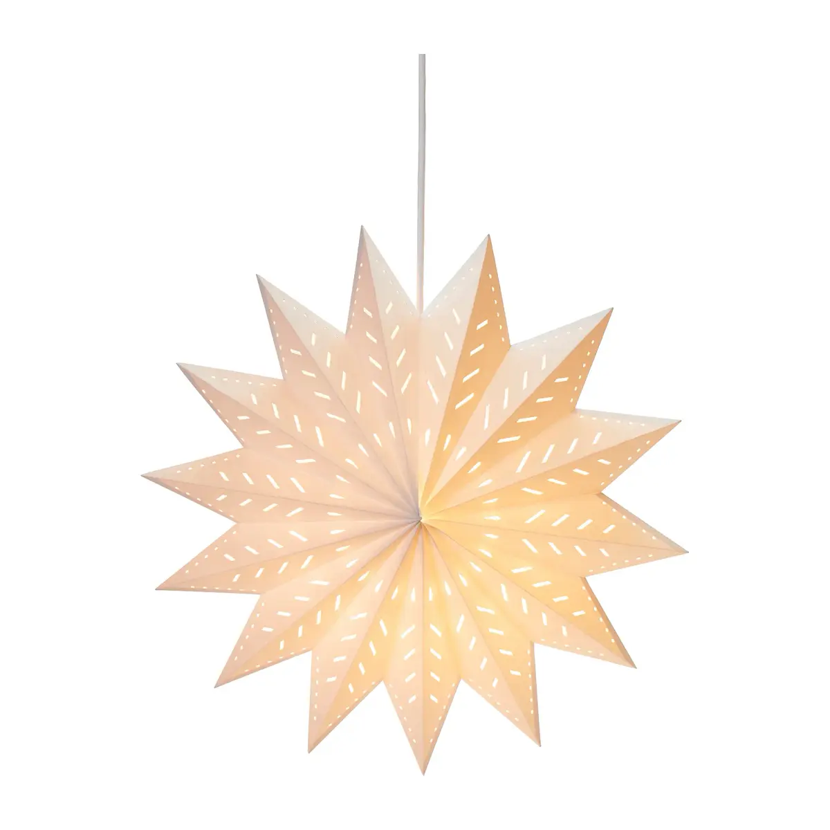 Alfa adventsstjerne hvit, 60 cm