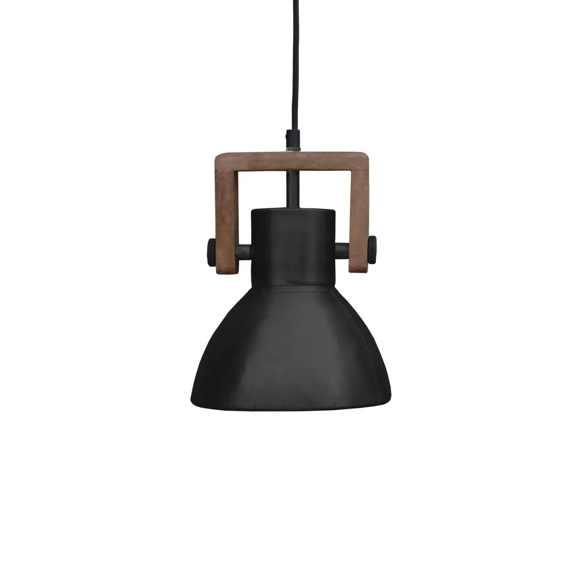 Ashby single taklampe Ø19 cm, Black Zink