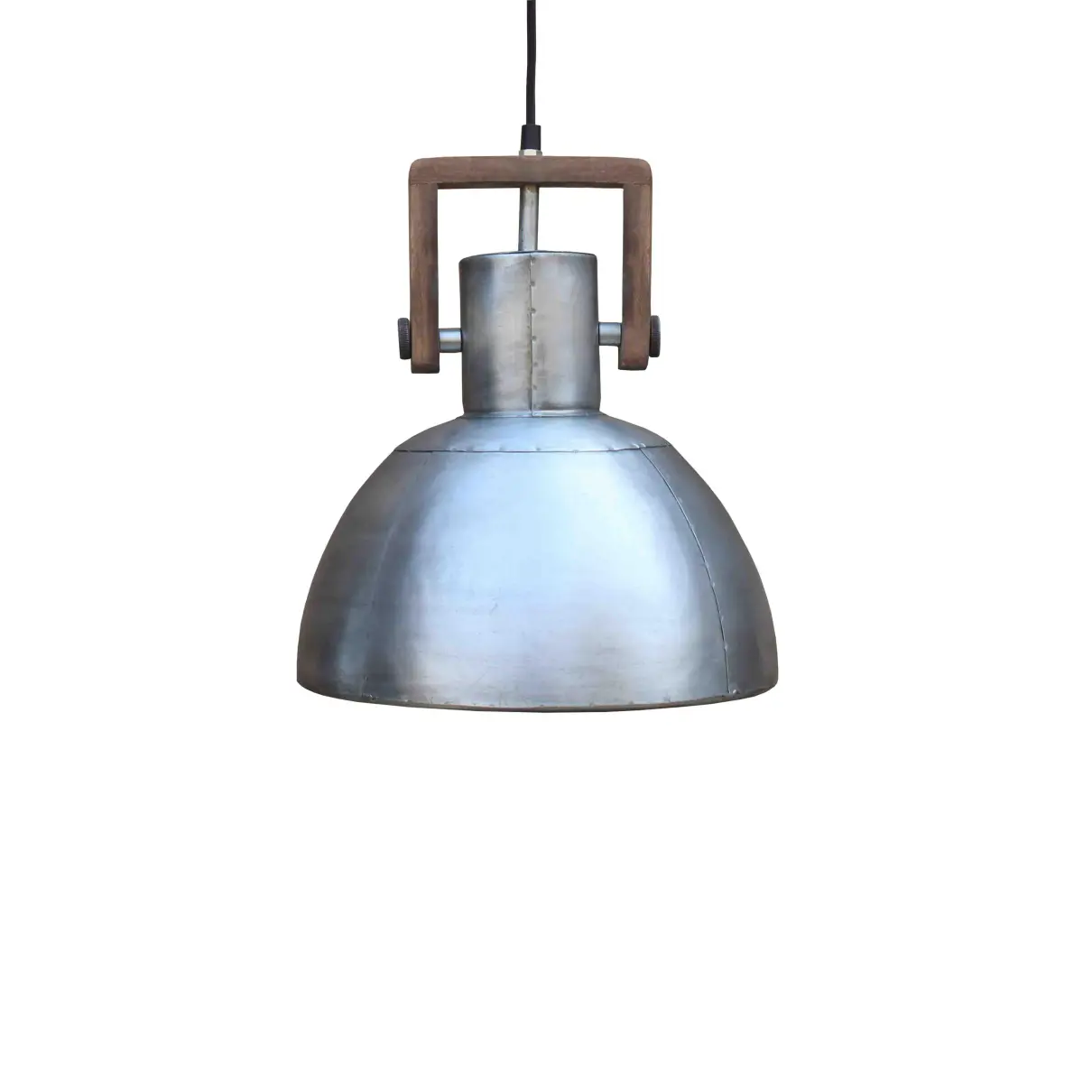 Ashby single taklampe Ø29 cm, Pale Sølv