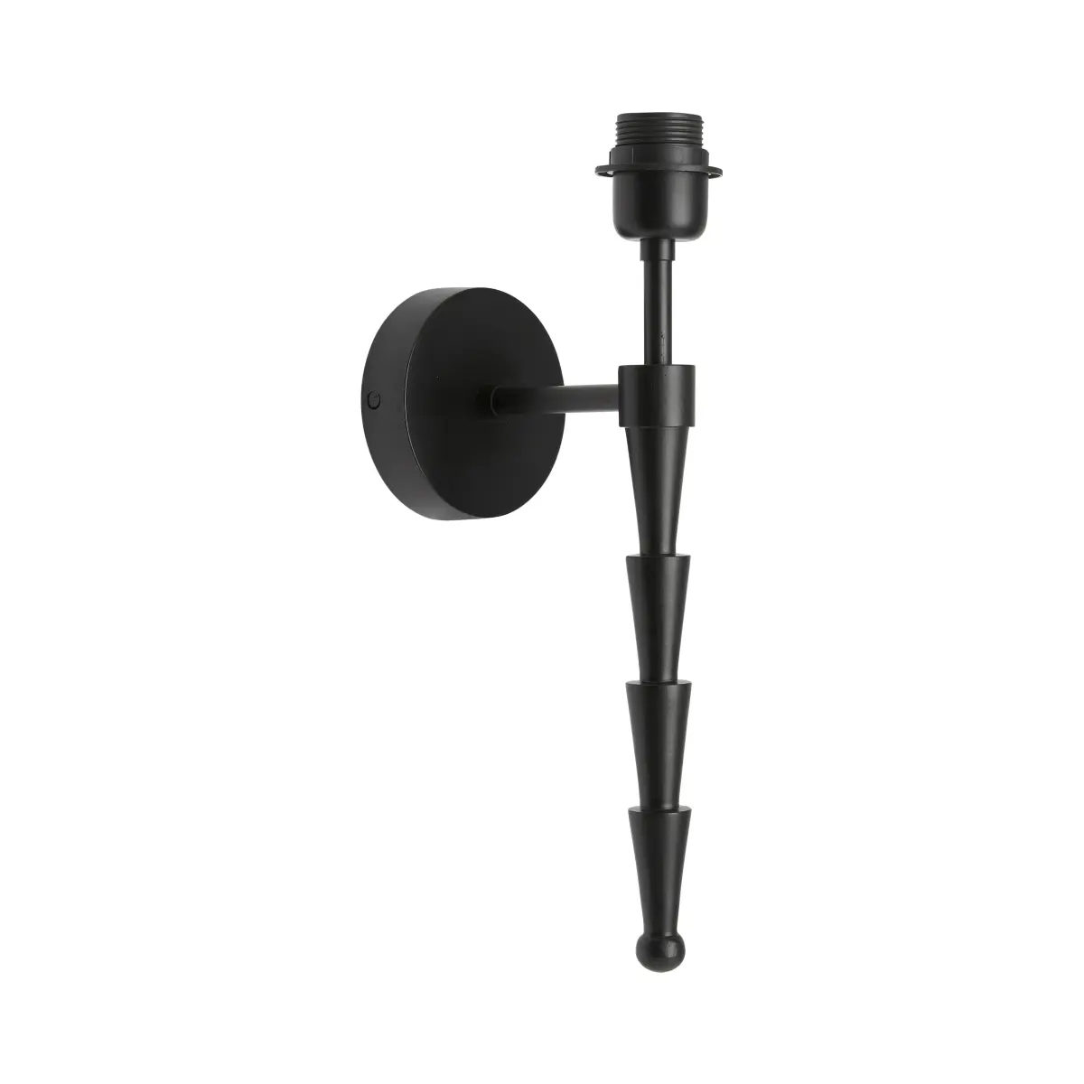Chloe vegglampe 38 cm, Mattsvart