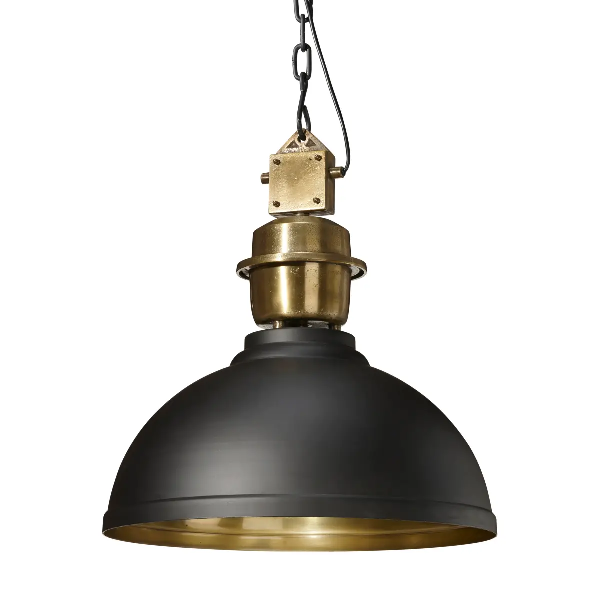 Manchester taklampe Ø52 cm, Svart-messing
