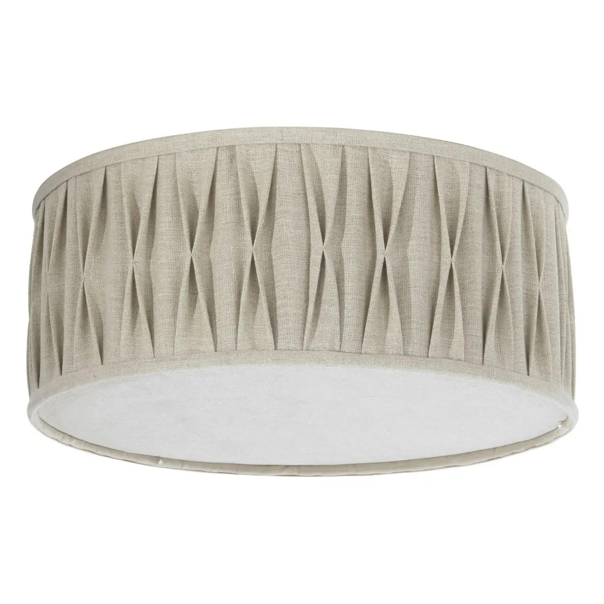 Plissé plafond Ø45 cm, Natur