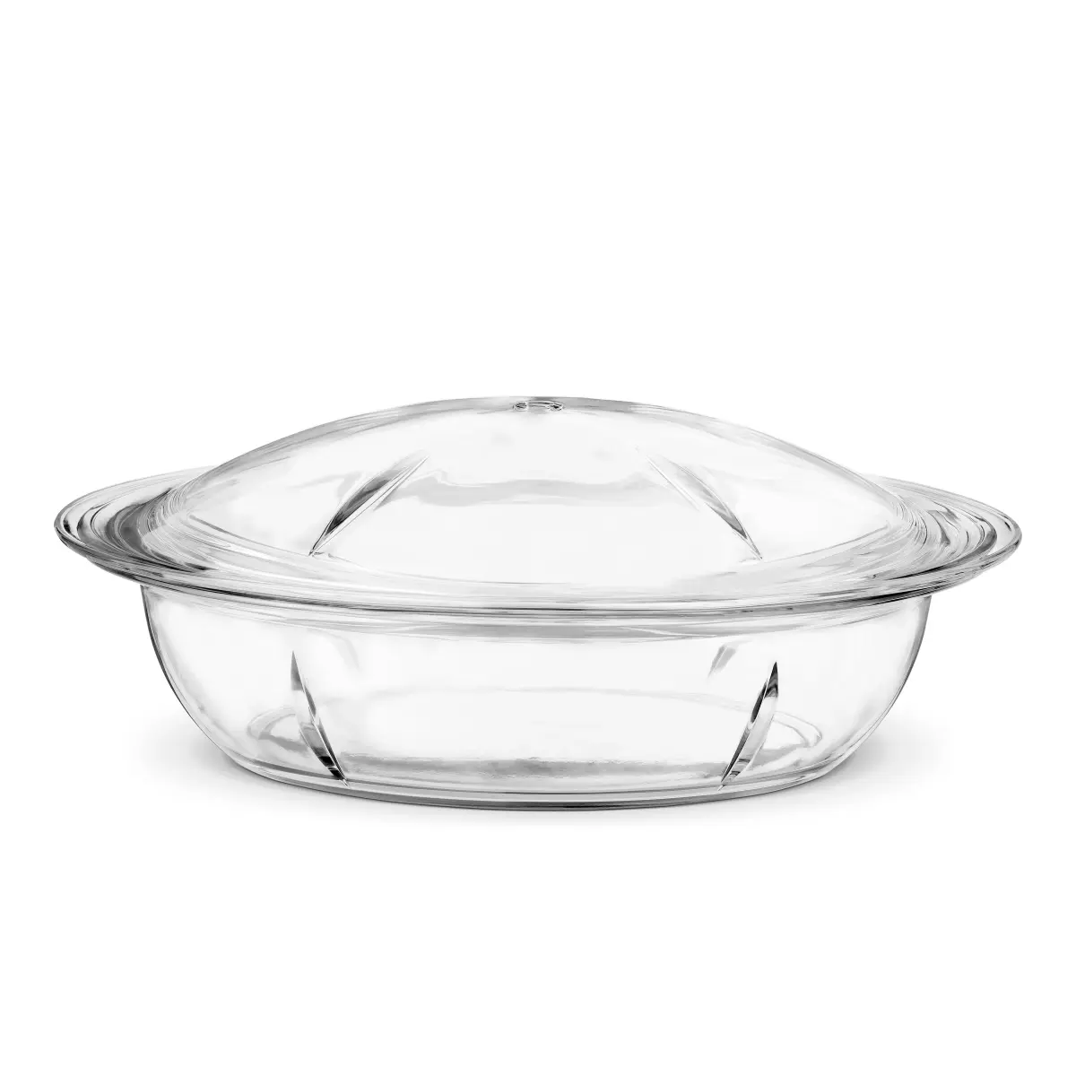 Grand Cru ildfast form med glasslokk, 5,4 l