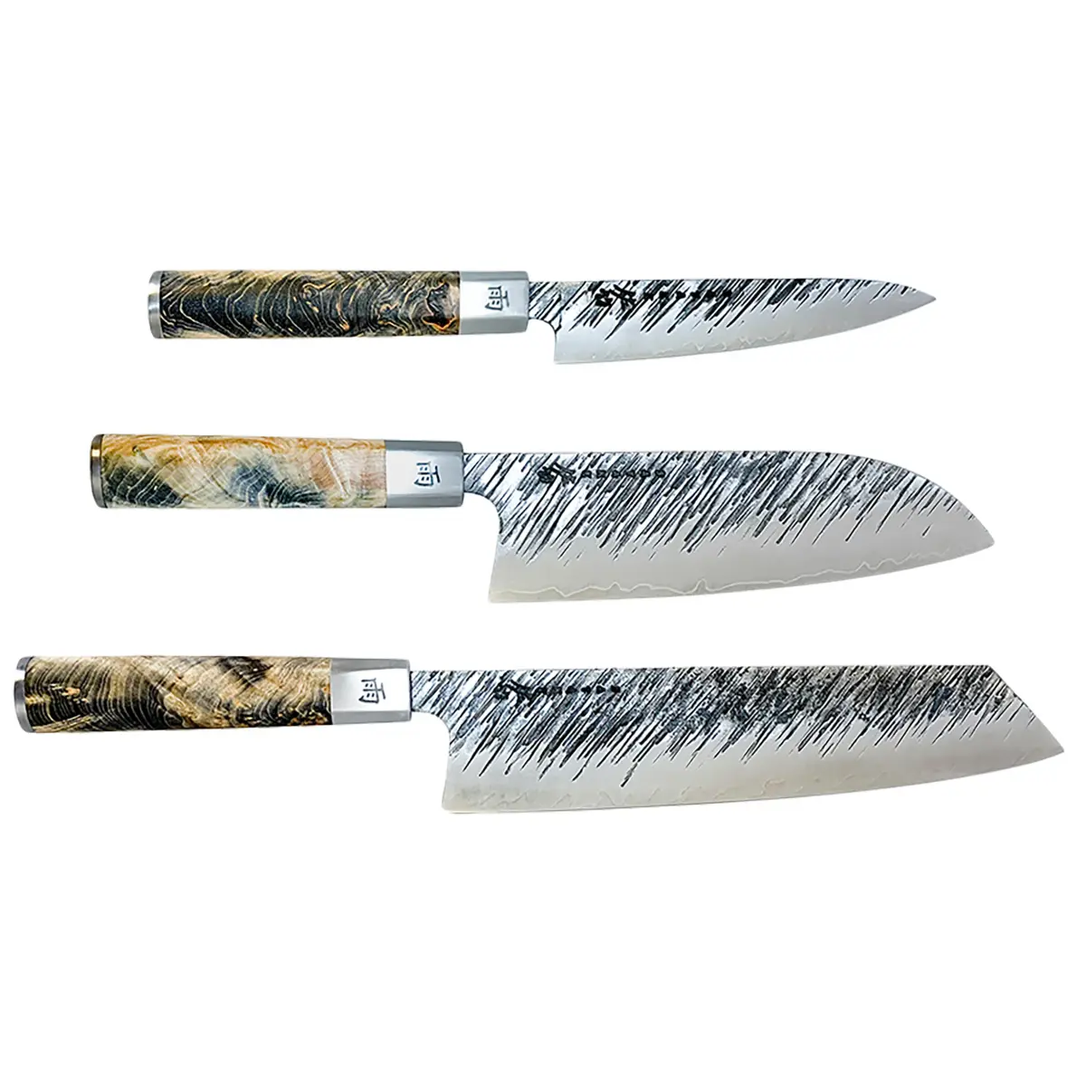 Satake Ame knivsett, 3 deler