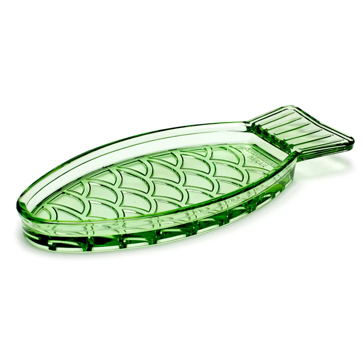 Fish & Fish tallerken 10x23 cm, Green