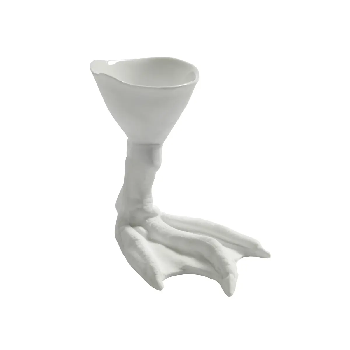 Peking Duck Foot eggeglass, Hvit