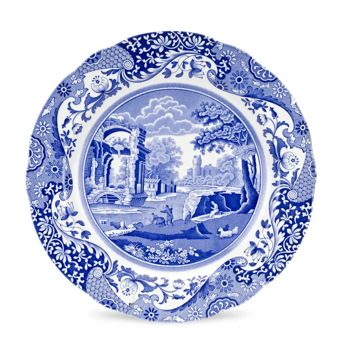 Blue Italian buffefat, Ø 30 cm