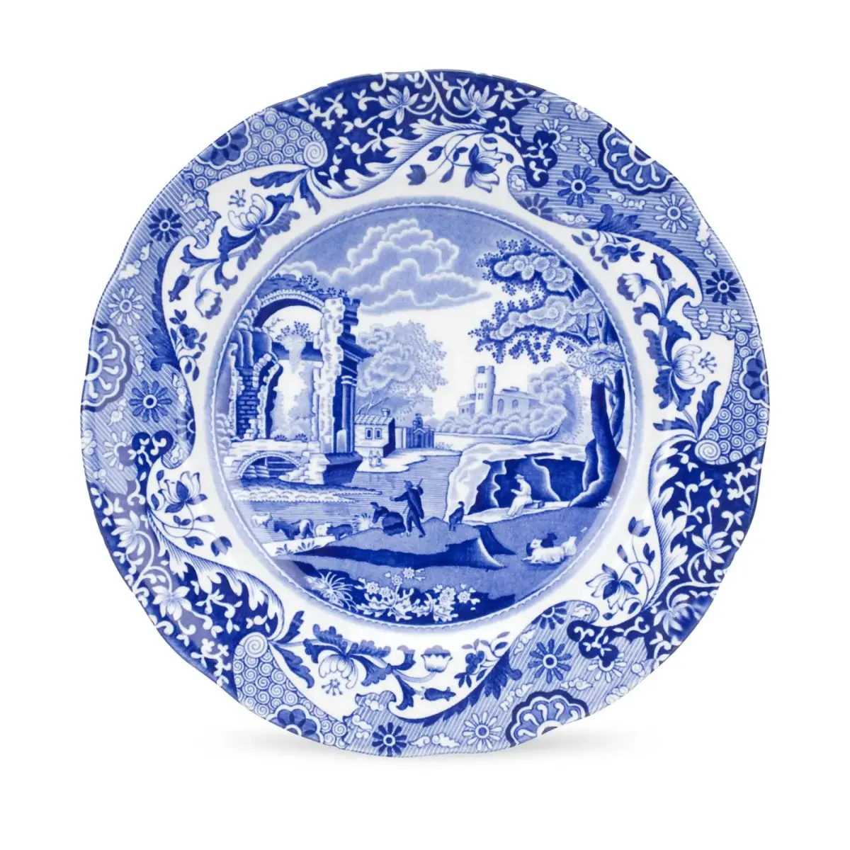 Blue Italian tallerken, 23 cm