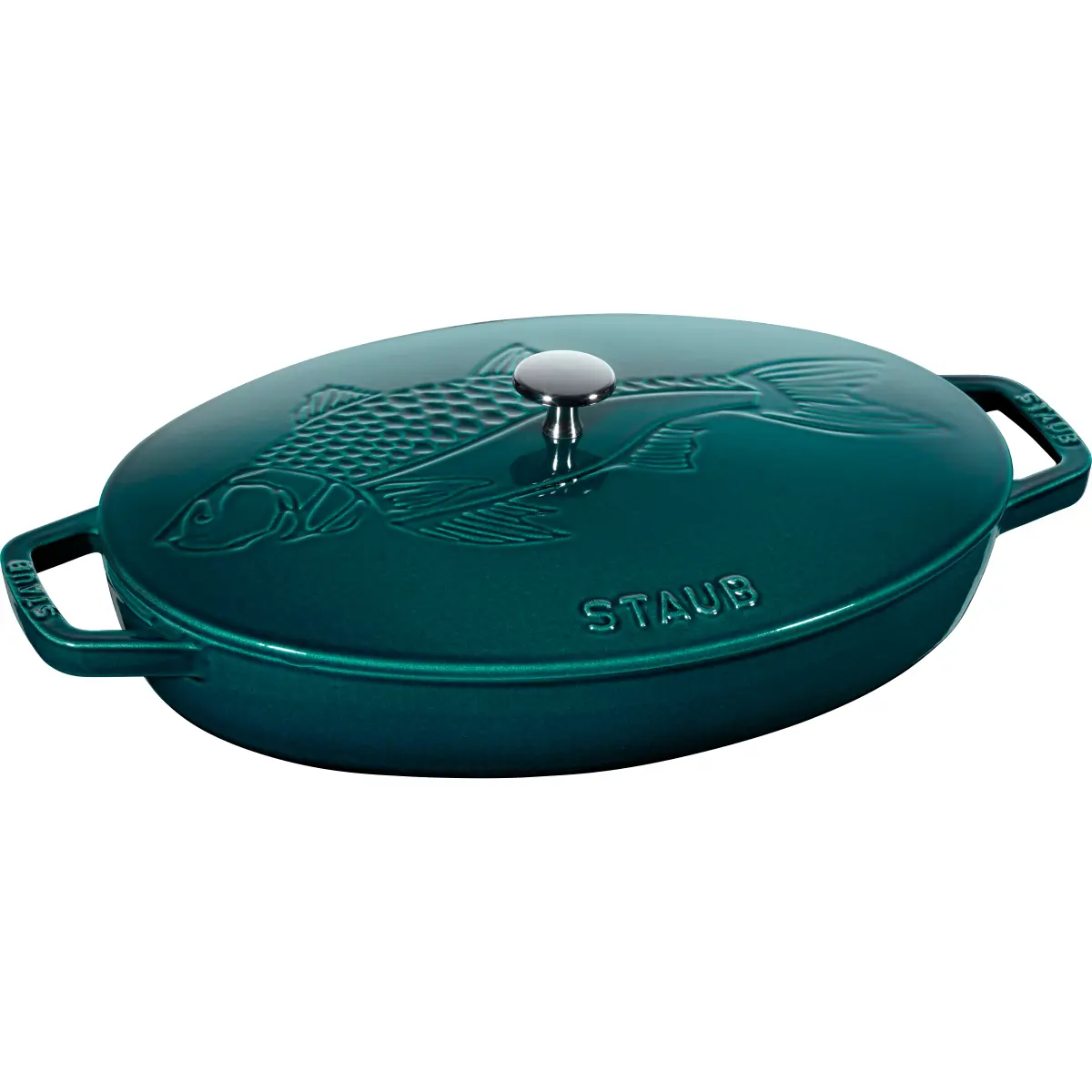 La Mer oval gryte, tre lager emalje, 32 cm