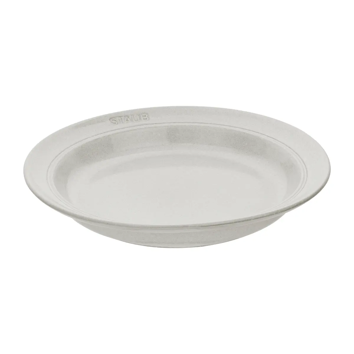Staub New White Truffle dyp tallerken, Ø 24 cm