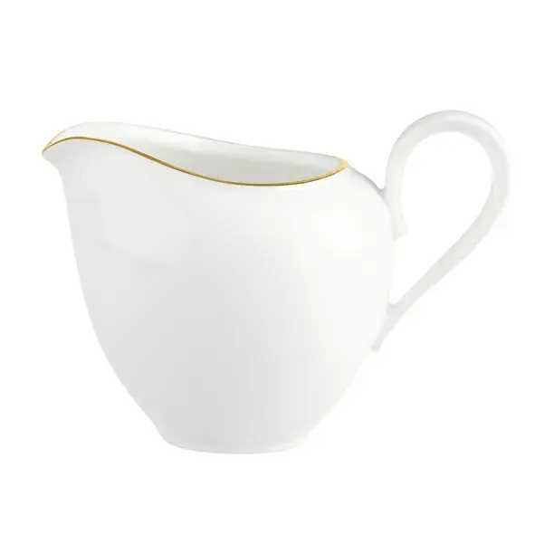 Anmut Gold fløtemugge 20 cl, Hvit