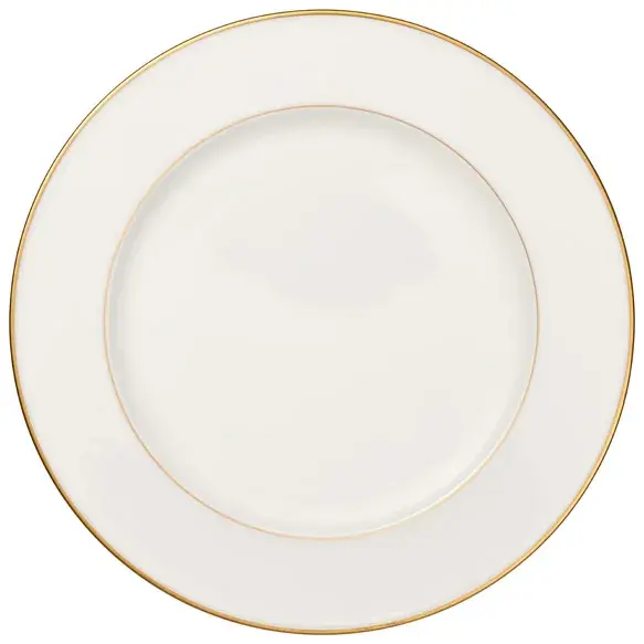 Anmut Gold serveringsfat Ø33,5 cm, Hvit