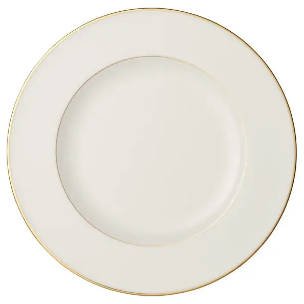 Anmut Gold tallerken Ø 27 cm, Hvit