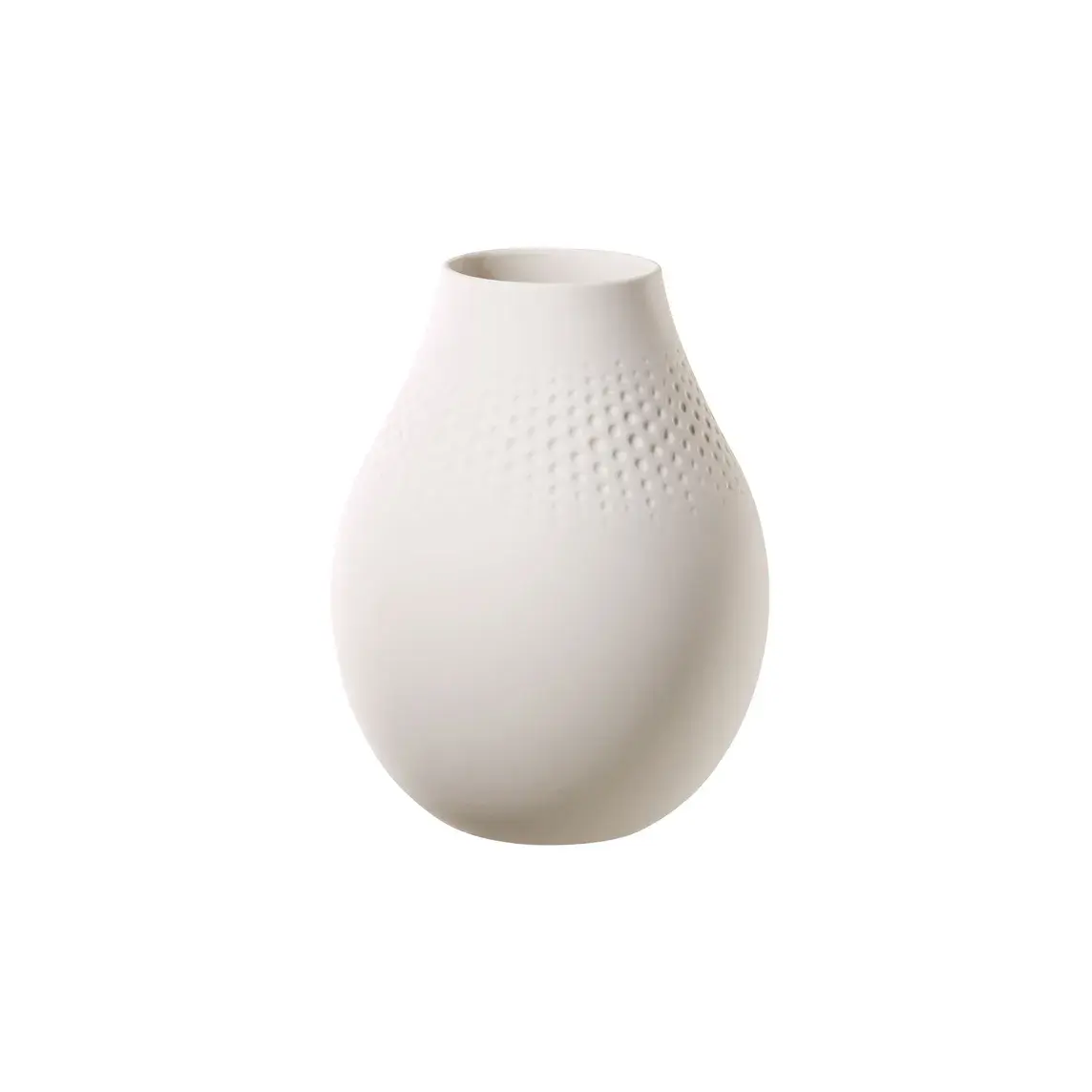Collier Blanc Perle vase, medium