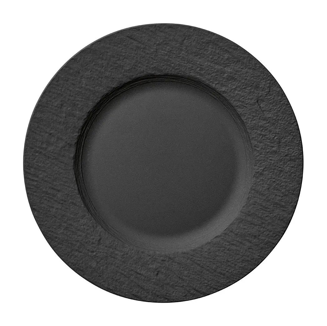 Manufacture Rock tallerken Ø27 cm, svart