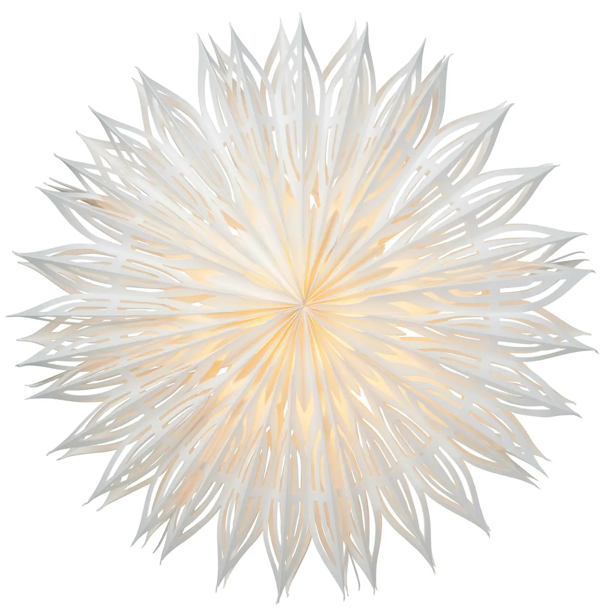 Is adventsstjerne Ø60 cm, Hvit
