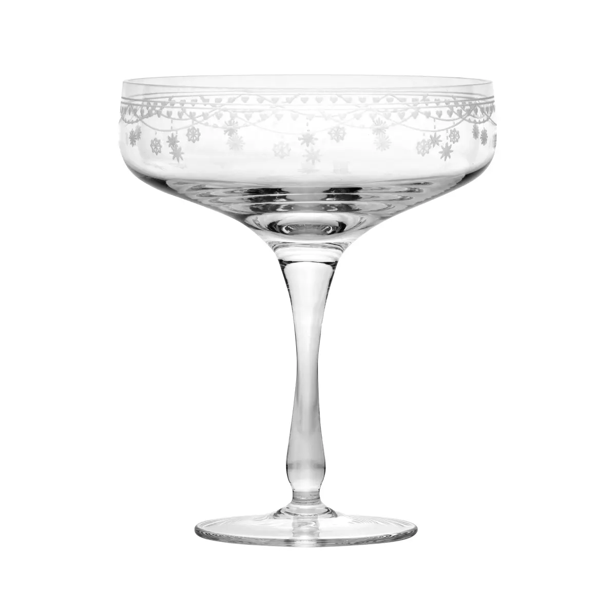 Julemorgen champagneglass, 20 cl