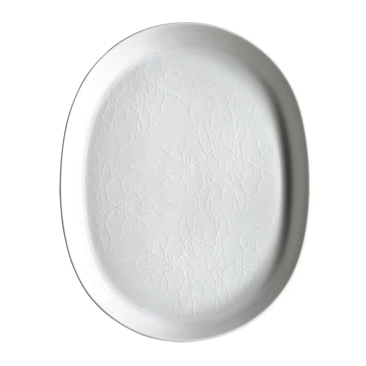 Whitewood oval tallerken, 36 cm