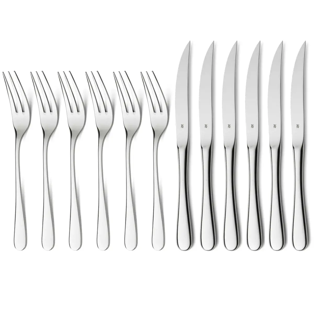 Geschenkidee grillbestikk 12 deler, Rustfritt stål