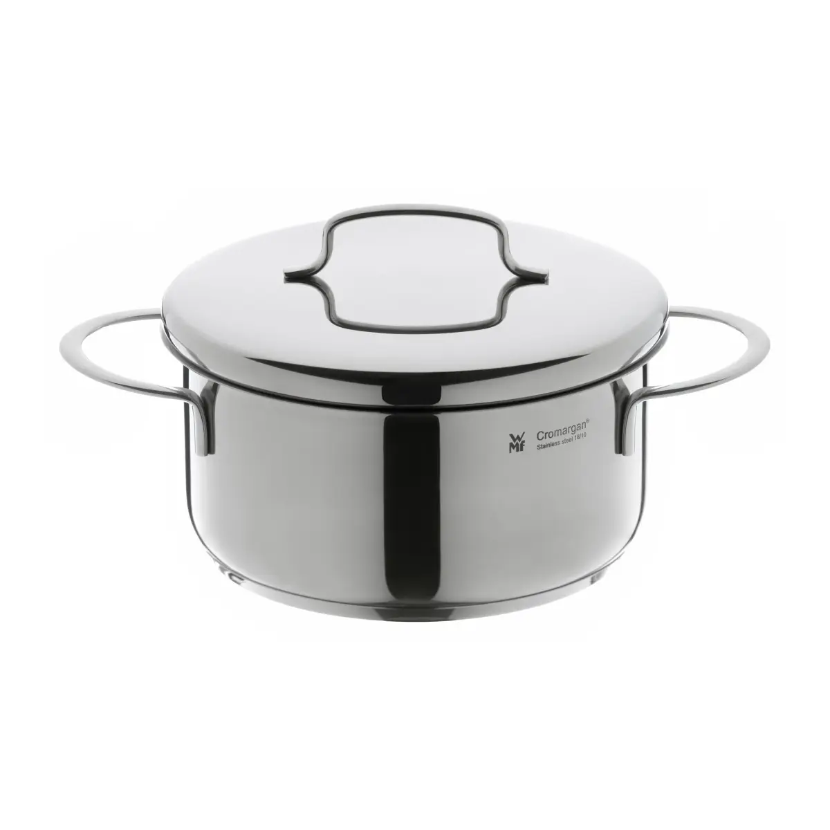 Mini lav gryte med lokk 16 cm, Rustfritt stål