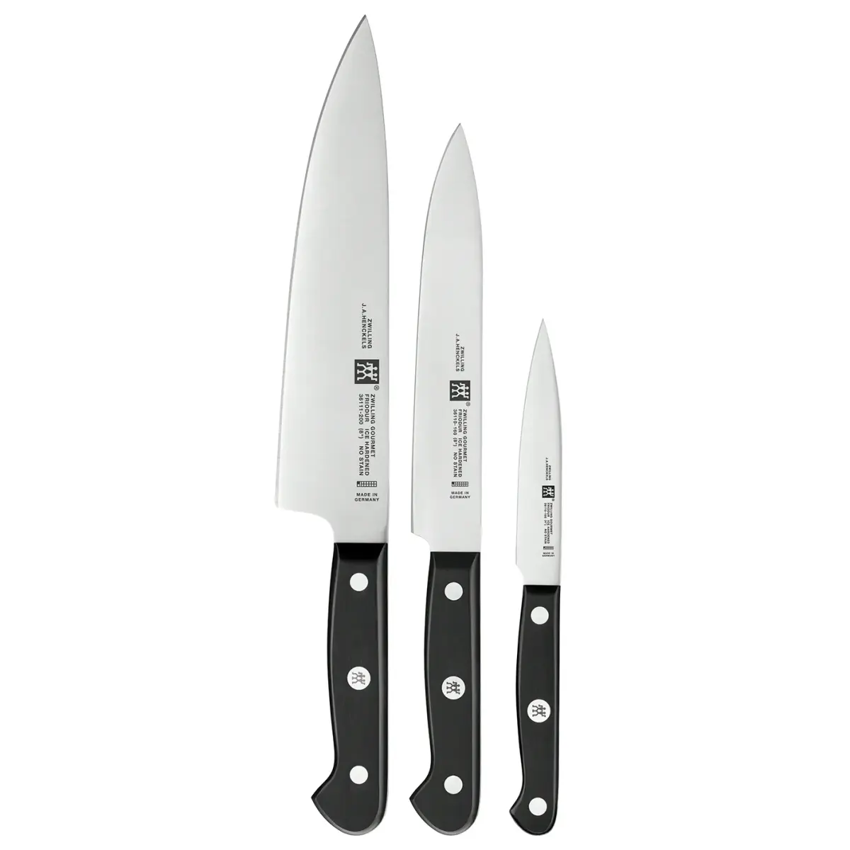 Zwilling Gourmet knivsett 3 deler, 3 deler