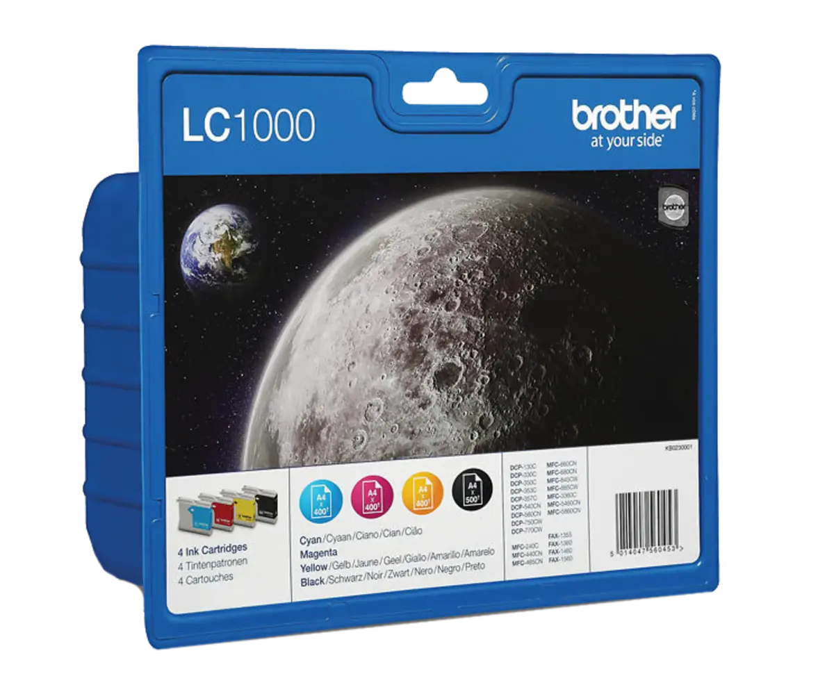 Brother LC1000 Blekkpatron 4-pk.