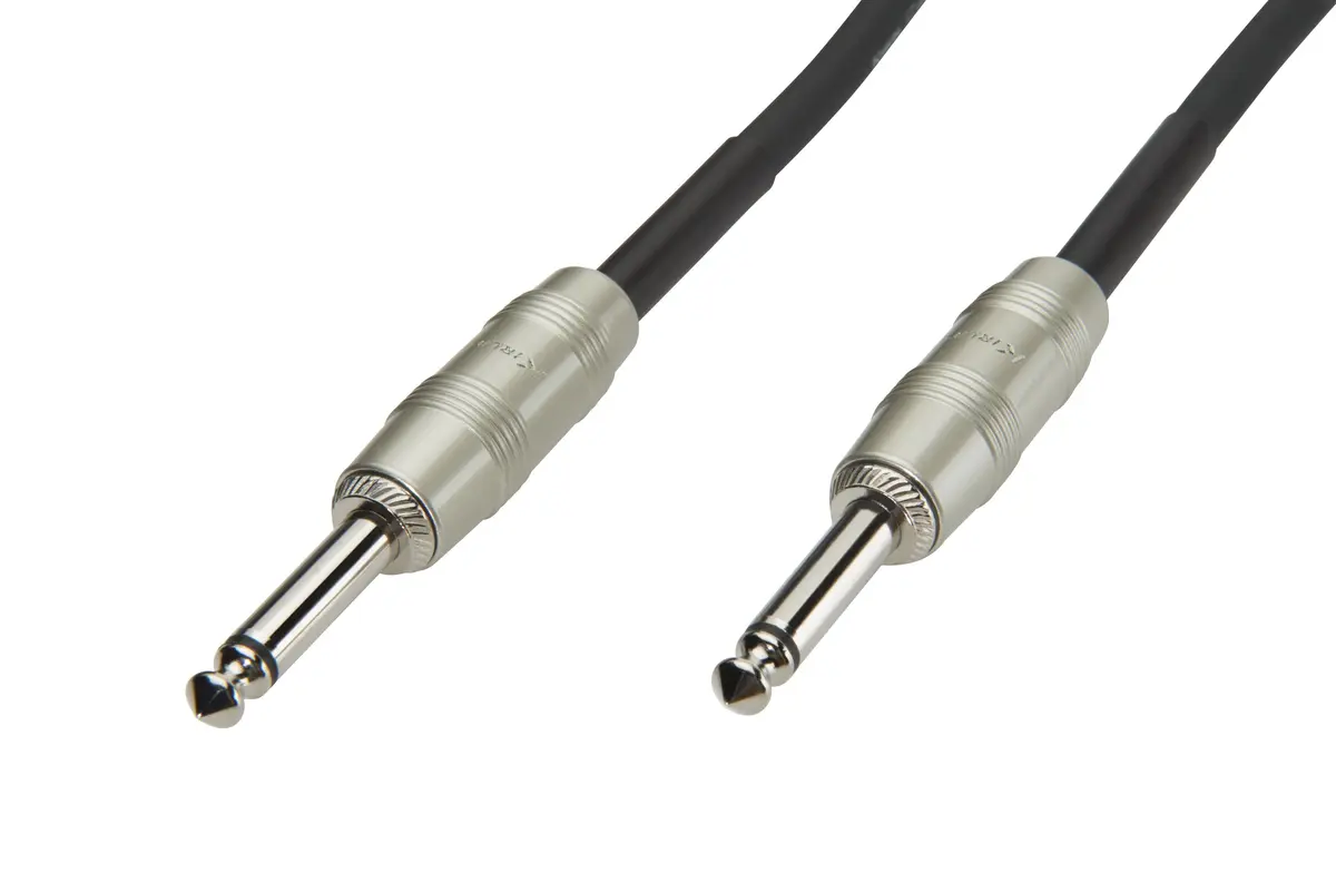 Luxorparts Instrumentkabel 6,3 mm 5 m, Svart