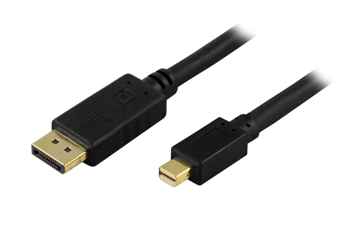 Luxorparts Mini displayport til Displayport-kabel 2 m